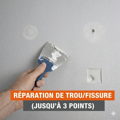Pose cloison BA13 collée (jusqu'à 10 m²)